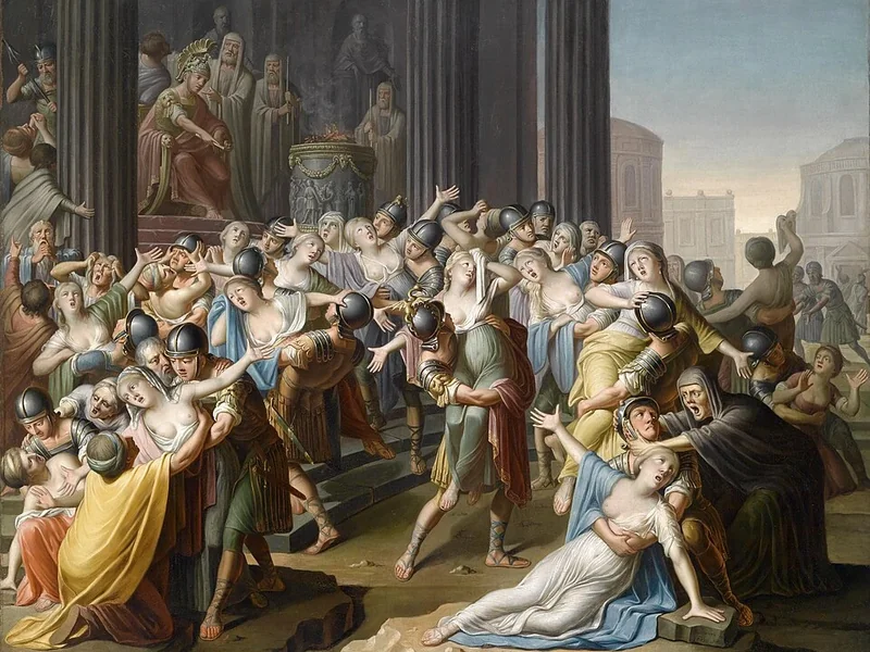 1737-Christoph Fesel - Il ratto delle Sabine (1801)